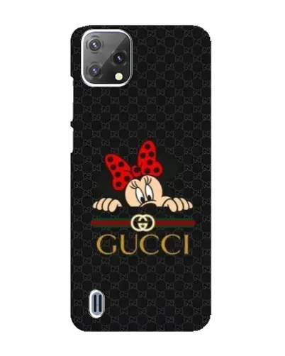 Чохол для Blackview A55 з картинкою «Мінні Маус Gucci — чорний»