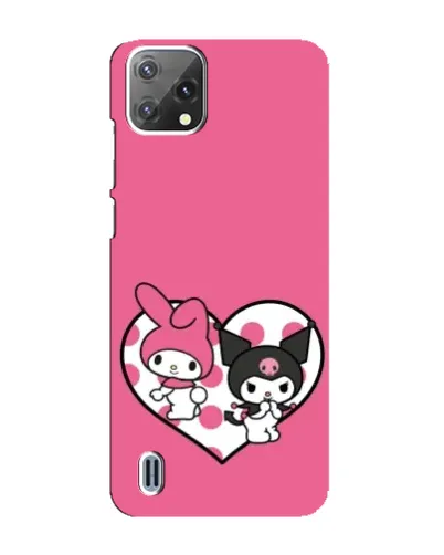 Чохол для Blackview A55 з картинкою «Kuromi та My Melody»