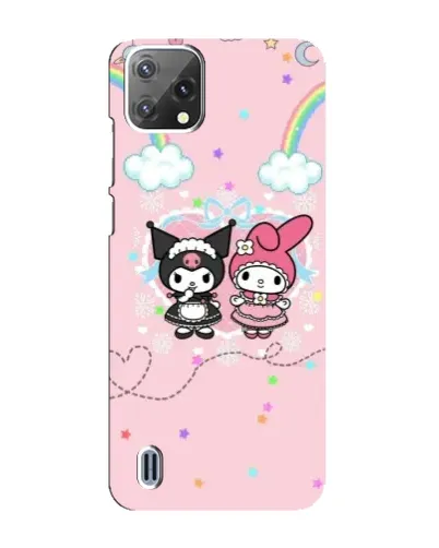 Чохол для Blackview A55 з картинкою «My Melody та Kuromi»