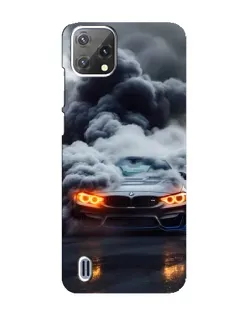 Чохол для Blackview A55 з картинкою «BMW у диму»