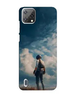 Чохол для Blackview A55 з картинкою «Герой PUBG на скелі» Чохол для Blackview A55 з картинкою «Герой PUBG на скелі»