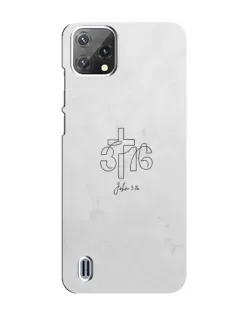 Чохол для Blackview A55 з картинкою «Івана 3:16 Хрест» Чохол для Blackview A55 з картинкою «Івана 3:16 Хрест»