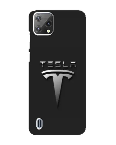 Чохол для Blackview A55 з картинкою «Сталевий логотип Tesla»