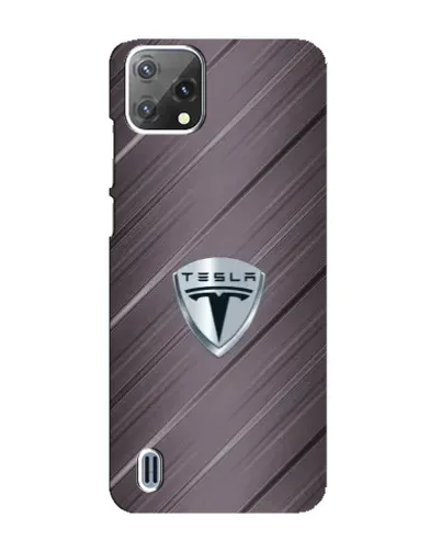 Чохол для Blackview A55 з картинкою «Металева текстура Tesla»