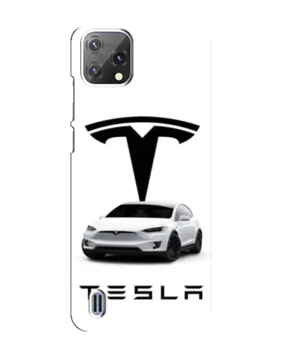 Чохол для Blackview A55 з картинкою «Tesla White Style»