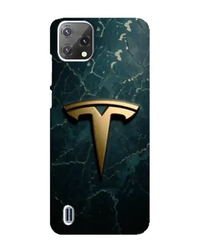 Чохол для Blackview A55 з картинкою «Мармурова Tesla Gold»