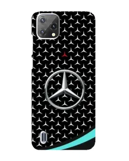 Чохол для Blackview A55 з картинкою «Mercedes — бірюзовий акцент»