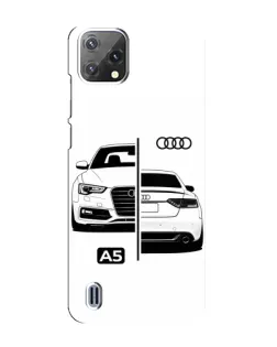 Чохол для Blackview A55 з картинкою «Audi — контрастний дизайн»