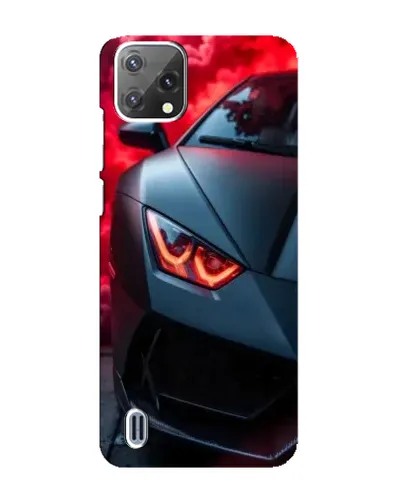 Чохол для Blackview A55 з картинкою «Lamborghini червоне сяйво»