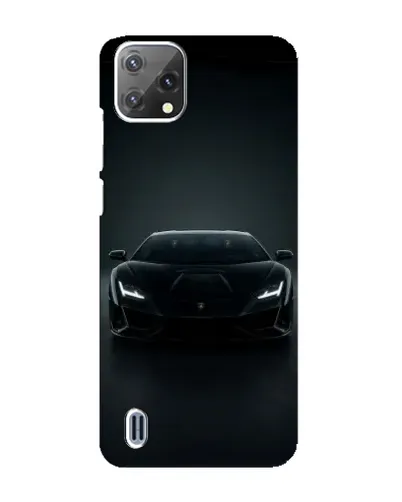 Чохол для Blackview A55 з картинкою «Чорний Lamborghini Aventador»