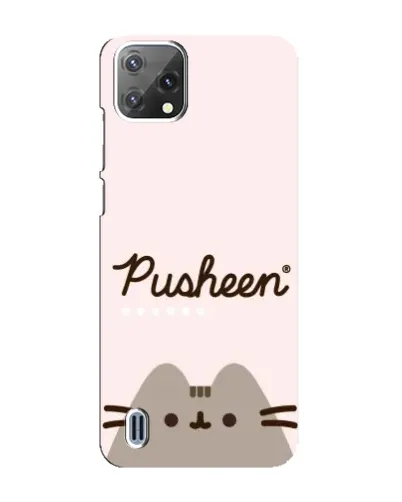 Чохол для Blackview A55 з картинкою «Pusheen логотип»