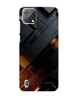 Чохол для Blackview A55 з картинкою «Чорні геометричні блоки» Чохол для Blackview A55 з картинкою «Чорні геометричні блоки»