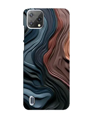 Чохол для Blackview A55 з картинкою «Кольорові хвилі каньйону»