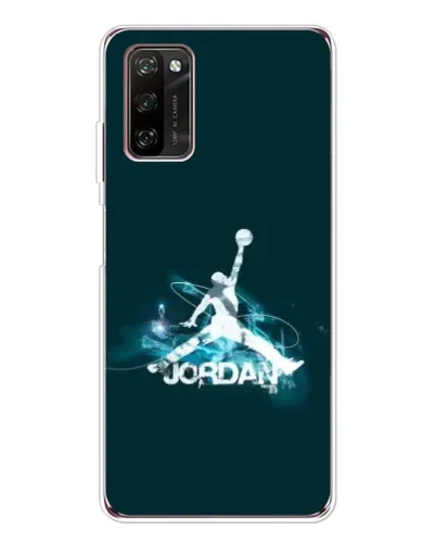 Чохол для Blackview A70 Pro з картинкою «Jordan Blue Fire»