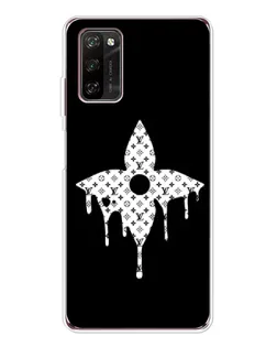 Чехол для Blackview A70 Pro с картинкой «Цветочная монограмма»
