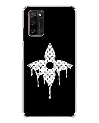 Чехол для Blackview A70 Pro с картинкой «Цветочная монограмма»