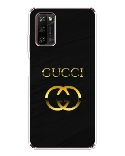 Чехол для Blackview A70 Pro с картинкой «Золотой логотип Gucci»