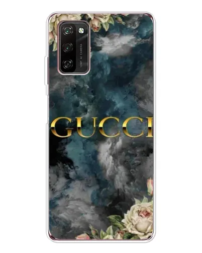 Чехол для Blackview A70 Pro с картинкой «Абстрактные цветы Gucci»
