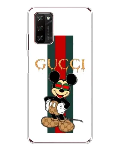 Чехол для Blackview A70 Pro с картинкой «Микки Маус Gucci — полосы»