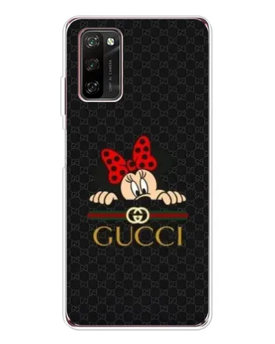 Чехол для Blackview A70 Pro с картинкой «Минни Маус Gucci — черный»
