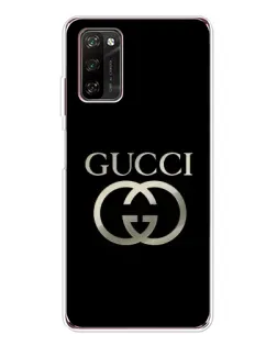 Чохол для Blackview A70 Pro з картинкою «Gucci — золото на чорному»