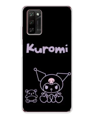 Чохол для Blackview A70 Pro з картинкою «Kuromi — чорний мінімалізм»