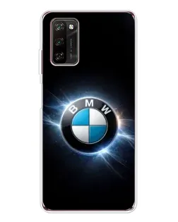 Чохол для Blackview A70 Pro з картинкою «BMW — неонове сяйво»