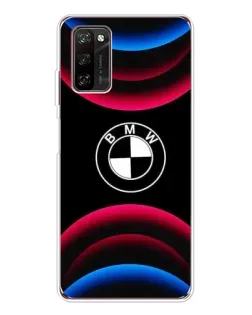 Чохол для Blackview A70 Pro з картинкою «Логотип BMW та неонові дуги»