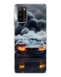 Чохол для Blackview A70 Pro з картинкою «BMW у диму»