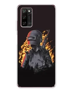 Чохол для Blackview A70 Pro з картинкою «PUBG — вогняний силует» Чохол для Blackview A70 Pro з картинкою «PUBG — вогняний силует»