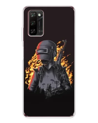 Чохол для Blackview A70 Pro з картинкою «PUBG — вогняний силует» Чохол для Blackview A70 Pro з картинкою «PUBG — вогняний силует»