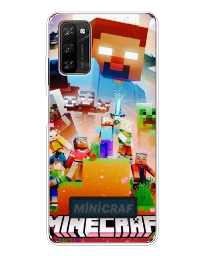 Чохол для Blackview A70 Pro з картинкою «Minecraft герої гри»
