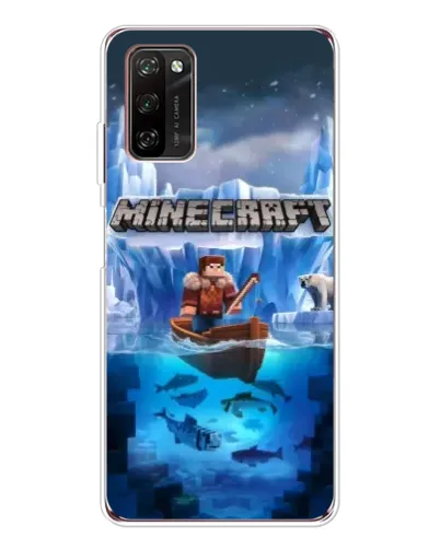 Чохол для Blackview A70 Pro з картинкою «Minecraft льодянийсвіт»