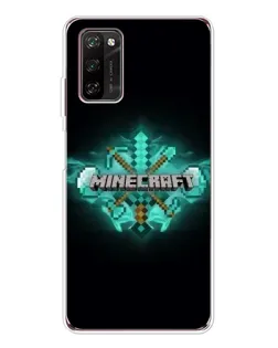 Чохол для Blackview A70 Pro з картинкою «Minecraft Diamond лого»