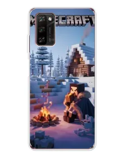 Чохол для Blackview A70 Pro з картинкою «Зимовий Minecraft»