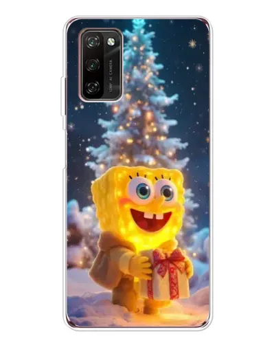 Чехол для Blackview A70 Pro с картинкой «Рождественский Спанч Боб» Чехол для Blackview A70 Pro с картинкой «Рождественский Спанч Боб»
