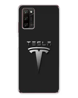 Чохол для Blackview A70 Pro з картинкою «Сталевий логотип Tesla» Чохол для Blackview A70 Pro з картинкою «Сталевий логотип Tesla»