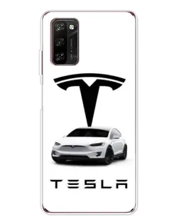 Чохол для Blackview A70 Pro з картинкою «Tesla White Style» Чохол для Blackview A70 Pro з картинкою «Tesla White Style»