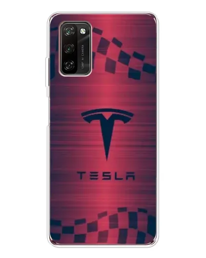 Чохол для Blackview A70 Pro з картинкою «Тесла червоний карбон» Чохол для Blackview A70 Pro з картинкою «Тесла червоний карбон»
