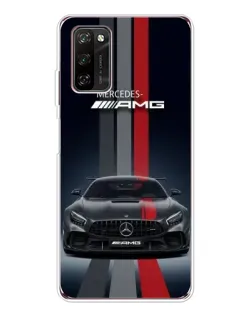 Чохол для Blackview A70 Pro з картинкою «Mercedes — білий карбон»