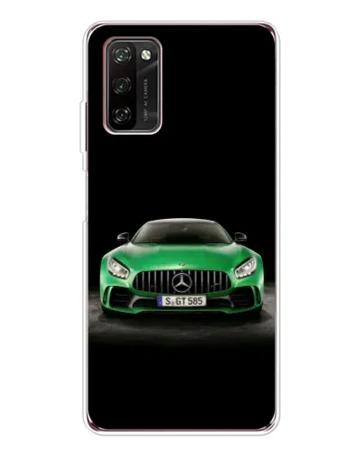 Чехол для Blackview A70 Pro с картинкой «Mercedes — неоновый лого»