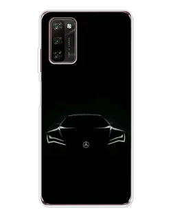 Чехол для Blackview A70 Pro с картинкой «Mercedes — силуэт авто» Чехол для Blackview A70 Pro с картинкой «Mercedes — силуэт авто»