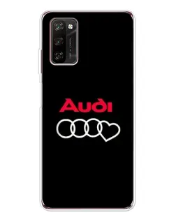 Чохол для Blackview A70 Pro з картинкою «Логотип Audi Heart»