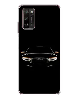 Чохол для Blackview A70 Pro з картинкою «Audi — нічний контур»