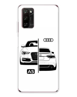 Чохол для Blackview A70 Pro з картинкою «Audi — контрастний дизайн»