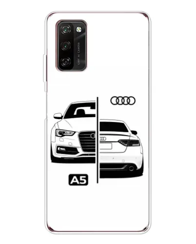 Чехол для Blackview A70 Pro с картинкой «Audi — контрастный дизайн»