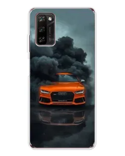 Чохол для Blackview A70 Pro з картинкою «Audi у хмарах диму»