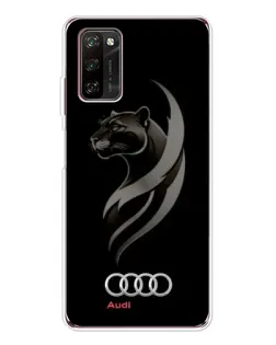 Чохол для Blackview A70 Pro з картинкою «Графіка — пантера та Audi»