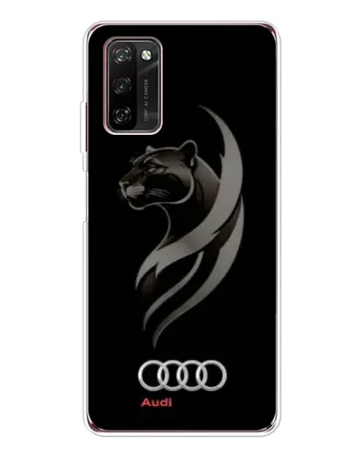 Чехол для Blackview A70 Pro с картинкой «Графика — пантера и Audi»