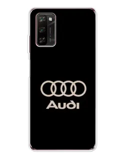 Чохол для Blackview A70 Pro з картинкою «Audi — золотий логотип»